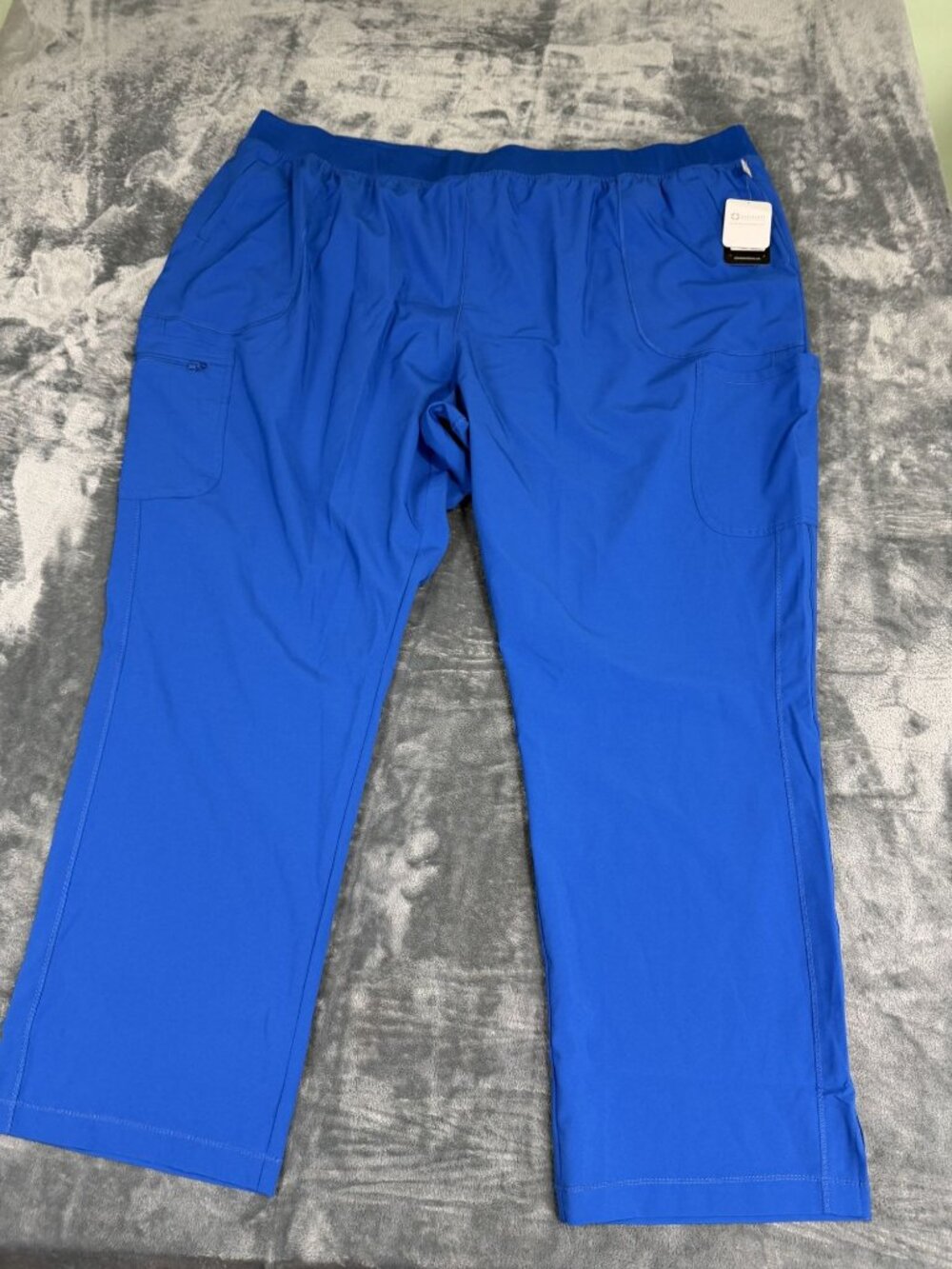 Cherokee Workwear Revolution Womens Royal Blue Scrub Pants 5XL NWT
